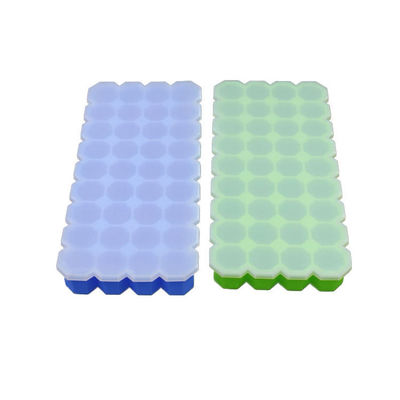 La muffa pratica BPA del ghiaccio del silicone di 36 cavità libera facilmente il pop-up con il coperchio