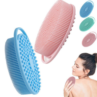 Commestibile molle dell'impianto di lavaggio del corpo di spazzola della doccia del silicone per il bambino delle donne degli uomini