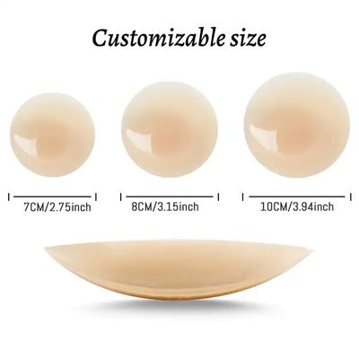 Materiale riutilizzabile del commestibile della copertura 7cm 8cm 10cm del capezzolo del silicone di ROHS