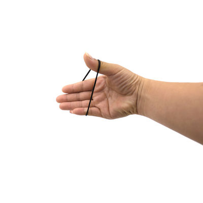 Fascia per capelli in silicone riutilizzabile elastica, silicone per fascette per capelli multiscena