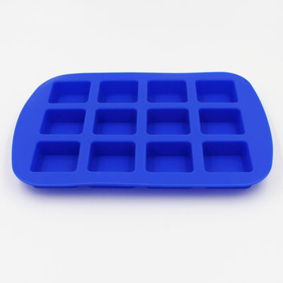 Vassoi flessibili blu durevoli del cubetto di ghiaccio, muffa personale insapore del cubetto di ghiaccio del silicone