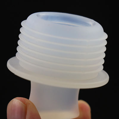 Bungs durevoli del barilotto di vino del silicone inodoro, tappo di gomma trasparente della boccetta