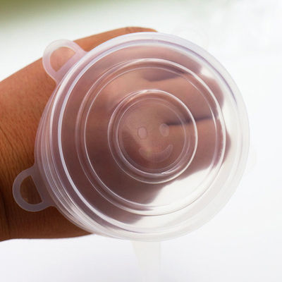 Coperchi elastici in silicone riutilizzabili per uso alimentare per ciotole riciclabili