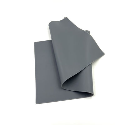 Spessore 2mm di Grey Stretchable Silicone Rubber Sheet ad alta temperatura