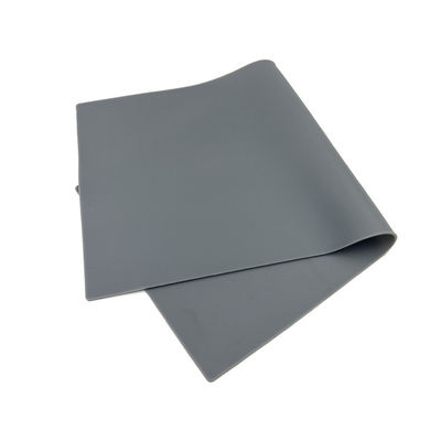 Spessore 2mm di Grey Stretchable Silicone Rubber Sheet ad alta temperatura