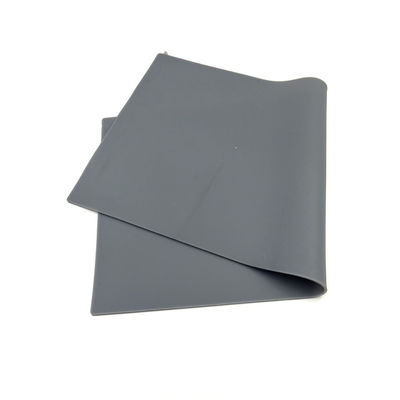 Spessore 2mm di Grey Stretchable Silicone Rubber Sheet ad alta temperatura