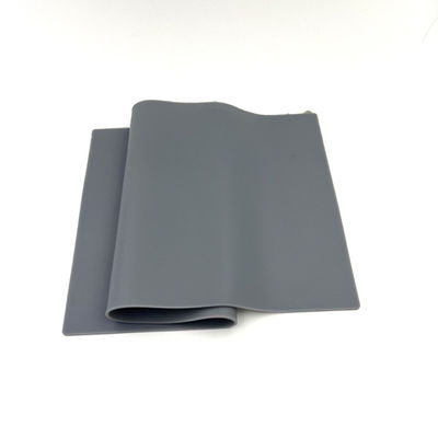 Spessore 2mm di Grey Stretchable Silicone Rubber Sheet ad alta temperatura