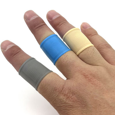 Protezioni elastiche innocue per le dita in silicone, maniche per dita in gel di silicone resistenti all'usura