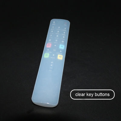 Copertura telecomandata trasparente antipolvere impermeabile del silicone TV per il telecomando di TCL RC801C