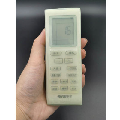 Manicotto/cassa/copertura trasparenti antipolvere del silicone per il telecomando del condizionatore d'aria di GREE