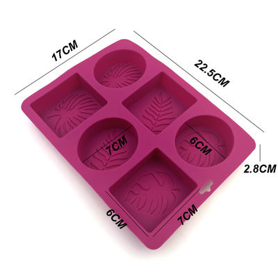 Stampo per sapone in silicone pratico atossico resistente al calore 22,5x17x2,8 cm