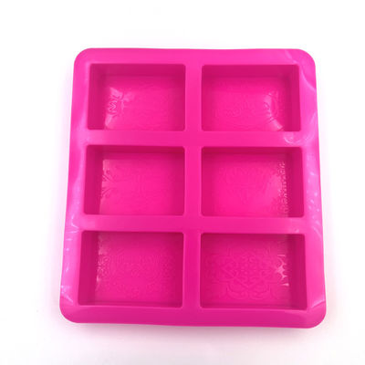 Stampo per sapone rettangolare innocuo portatile, vassoi multiuso per modellare il sapone