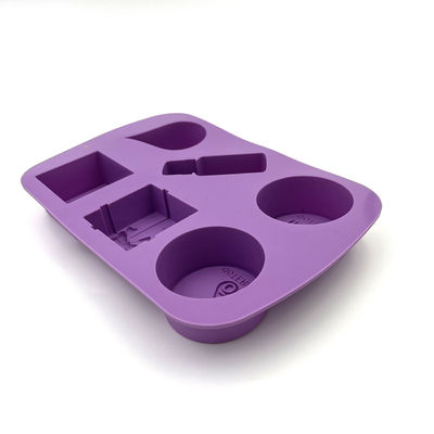 Muffe su ordinazione non tossiche riutilizzabili del sapone, muffe insipide del silicone per la saponeria