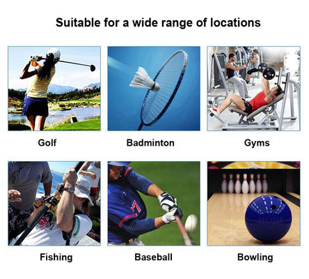 Maniche per dita in silicone elastico multicolore inodore per il golf