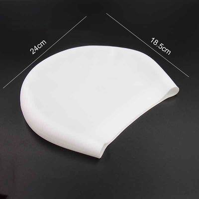 Cappello da nuoto in silicone per bambini adulti, cuffia da bagno in silicone morbido durevole