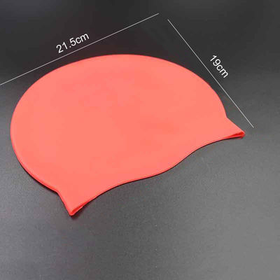 Cappello da nuoto in silicone per bambini adulti, cuffia da bagno in silicone morbido durevole