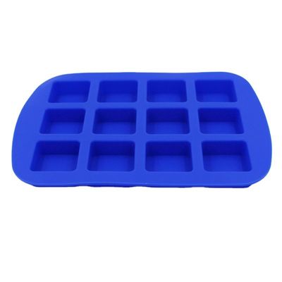 Un bene durevole riutilizzabile flessibile di 12 cavità della muffa del ghiaccio del silicone del cubo del whiskey