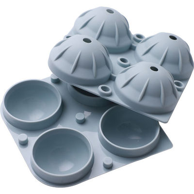 Stampo per ghiaccio in silicone Bourbon Ball 12x12x5cm portatile per cocktail
