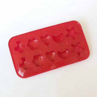 Stampo per ghiaccio in silicone al cioccolato senza BPA antiaderente a forma multipla atossico