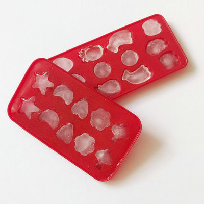 Stampo per ghiaccio in silicone al cioccolato senza BPA antiaderente a forma multipla atossico