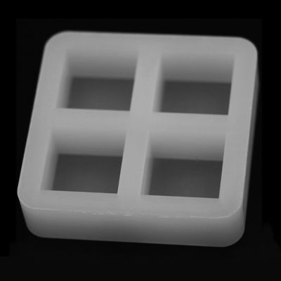Stampo per cubetti di ghiaccio quadrati in silicone inodore 60x60x15mm multiuso