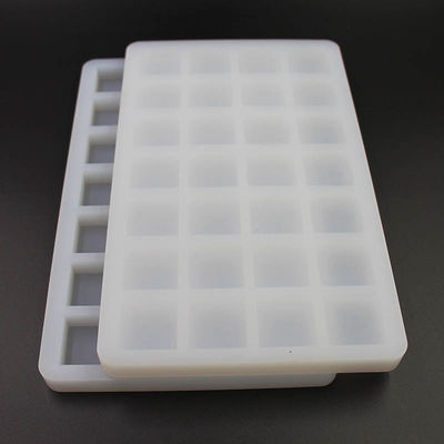 Stampo per Caramelle in Silicone Cioccolato Trasparente 28 Cavità 26x16x1.5cm