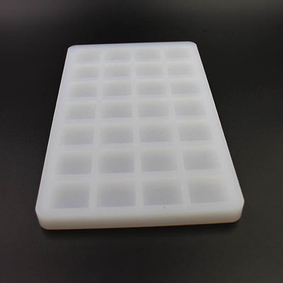 Stampo per Caramelle in Silicone Cioccolato Trasparente 28 Cavità 26x16x1.5cm