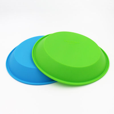 Teglie domestiche non tossiche del silicone, muffe rotonde antiscorrimento per cuocere