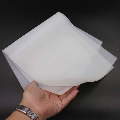 Foglio di isolamento termico in gomma siliconica bianco latteo spessore 0,1 mm 0,2 mm 1 mm