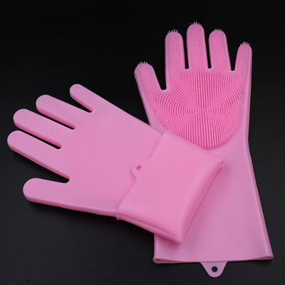 cucina Guanti multicolori di lavaggio del piatto del silicone, guanti amichevoli della mano del silicone di Eco