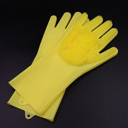 cucina Guanti multicolori di lavaggio del piatto del silicone, guanti amichevoli della mano del silicone di Eco
