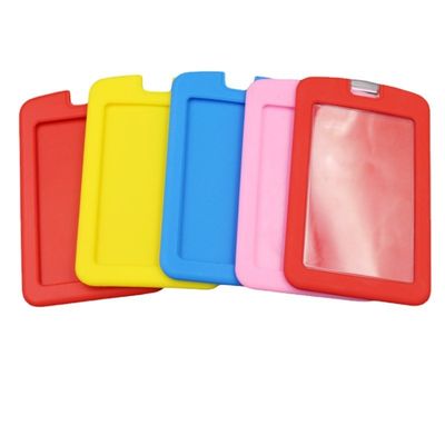 Porta carte d'identità in silicone resistente multicolore multiuso impermeabile