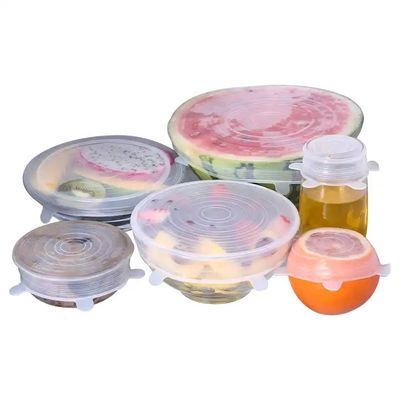 Custodie protettive riutilizzabili in silicone elasticizzato inodore per alimenti