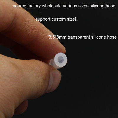 Tubo flessibile in silicone bianco innocuo per uso medico, leggero e robusto