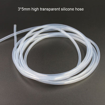 Tubo flessibile in silicone bianco innocuo per uso medico, leggero e robusto