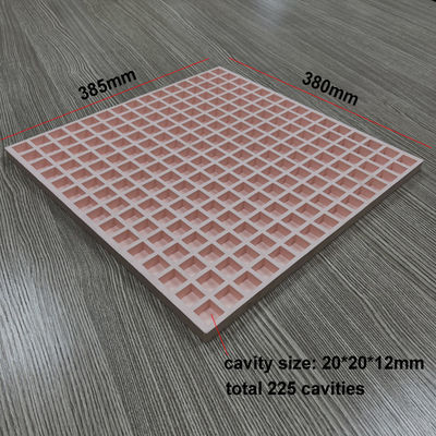 Stampo per caramelle in silicone quadrato portatile 225 cavità per caramelle gommose al caramello