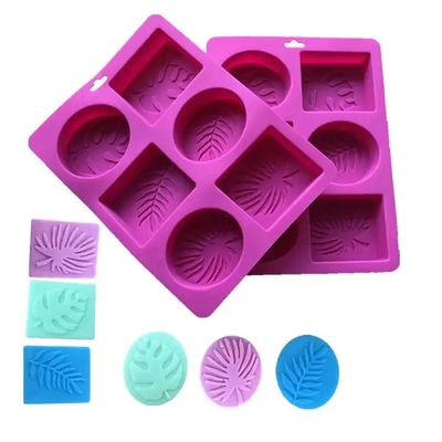 Stampo per sapone in silicone pratico atossico resistente al calore 22,5x17x2,8 cm